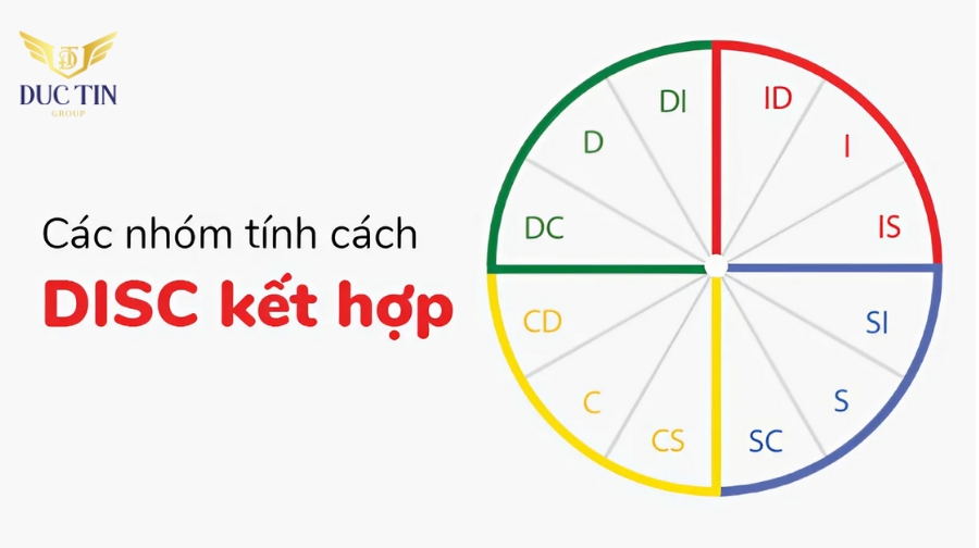 Tìm hiểu 12 nhóm tính cách kết hợp dựa theo mô hình DiSC 