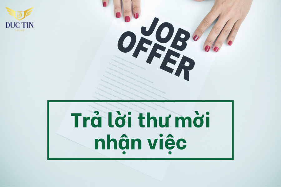 Hướng dẫn cách phản hồi offer công việc